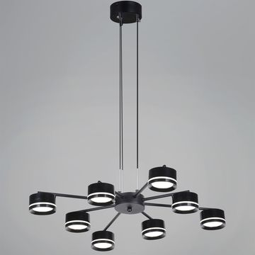 19490-0.4-4+4 Black светильник потолочный