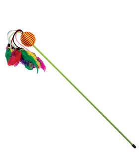 Игрушка-дразнилка для кошек "Карнавал", d40/650мм, Triol