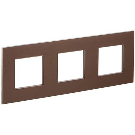 Рамка 3-м SKANDY SK-F33Br металл шоколад IEK SK-M32-M-K30
