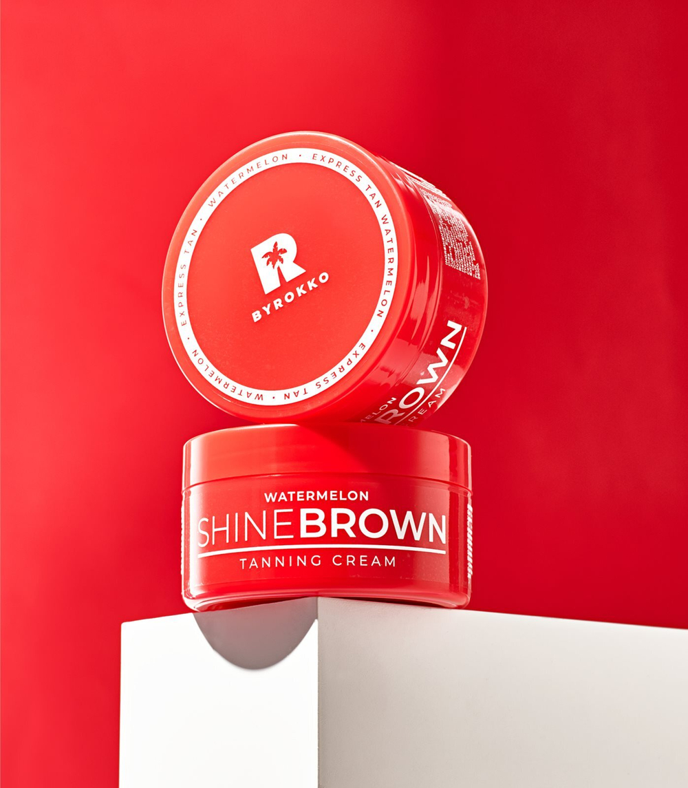 ByRokko Shine Brown Watermelon - продукт, который ускоряет и продлевает загар /   200  ml  / GTIN 3830079880473