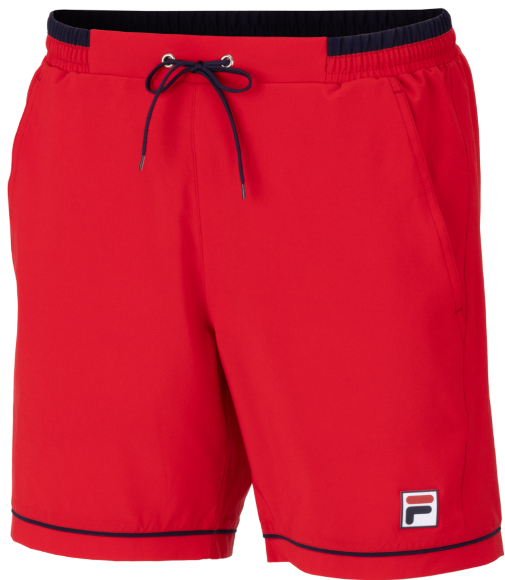 Мужские теннисные шорты Fila US Open Bente Shorts - красный