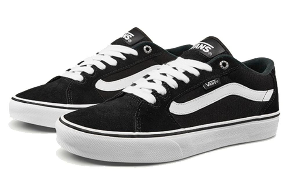 Vans Old Skool Faulkner single-layer non-slip lightweight low-top sneakers for men and women with the same medium black