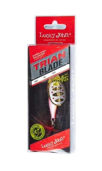 Блесна вращающаяся Lucky John TRIAN BLADE ROUND 06.0г 002