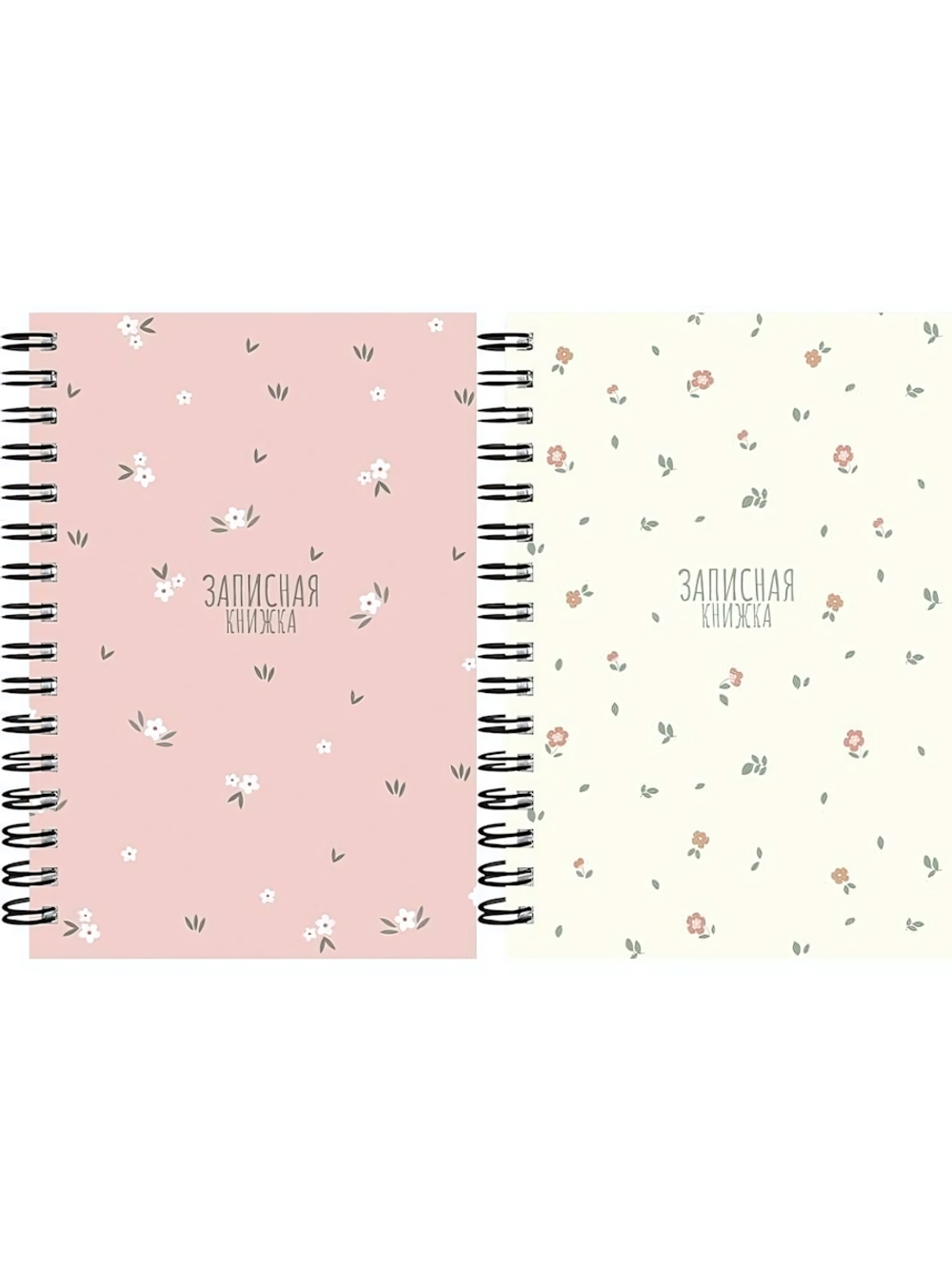 Записная книжка А6 120л. "Bloome" на гребне, мелов.облистер (Проф-Пресс)