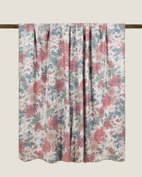 Плед Frati BAMBOO STAMPATO ARMONIES WHITE Frati Home 150x200 Разноцветный
