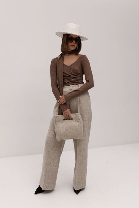 ЛОНГСЛИВ БРЮНЕ ШОКОЛАДНЫЙ С БЛЕСТКАМИ