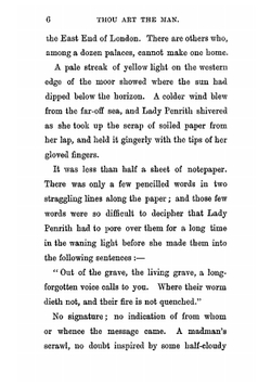 Thou art the man: a novel | M. E. Braddon