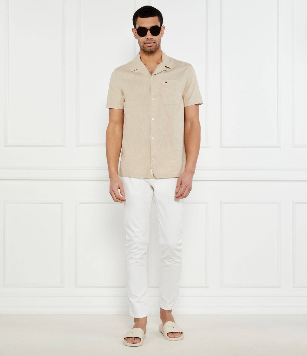 Рубашка Tommy Jeans - бежевый(DM0DM20895)