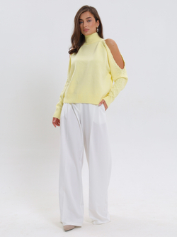 Джемпер с открытыми плечами