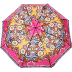 Зонт женский полуавтомат «Фиора», микс 6 цветов, 8 спиц, d-100см, длина в слож. виде 30см