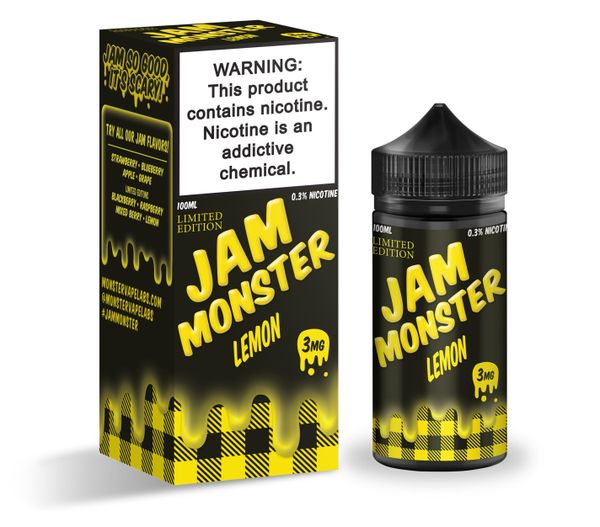 Купить Жидкость JAM MONSTER Original - Lemon (100ml)