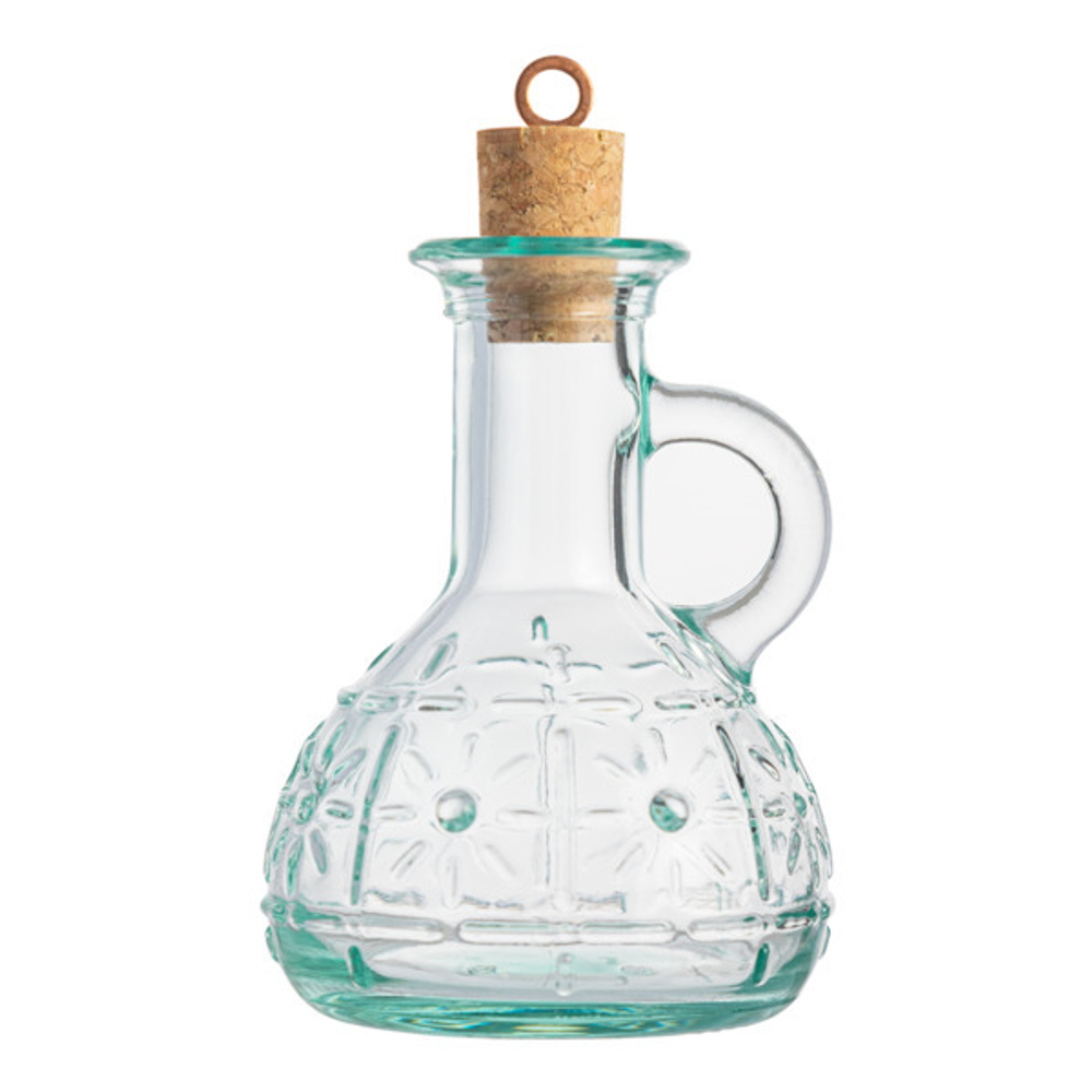 Бутылка для масла и уксуса с пробкой 220мл Bormioli Rocco Olivia зеленая