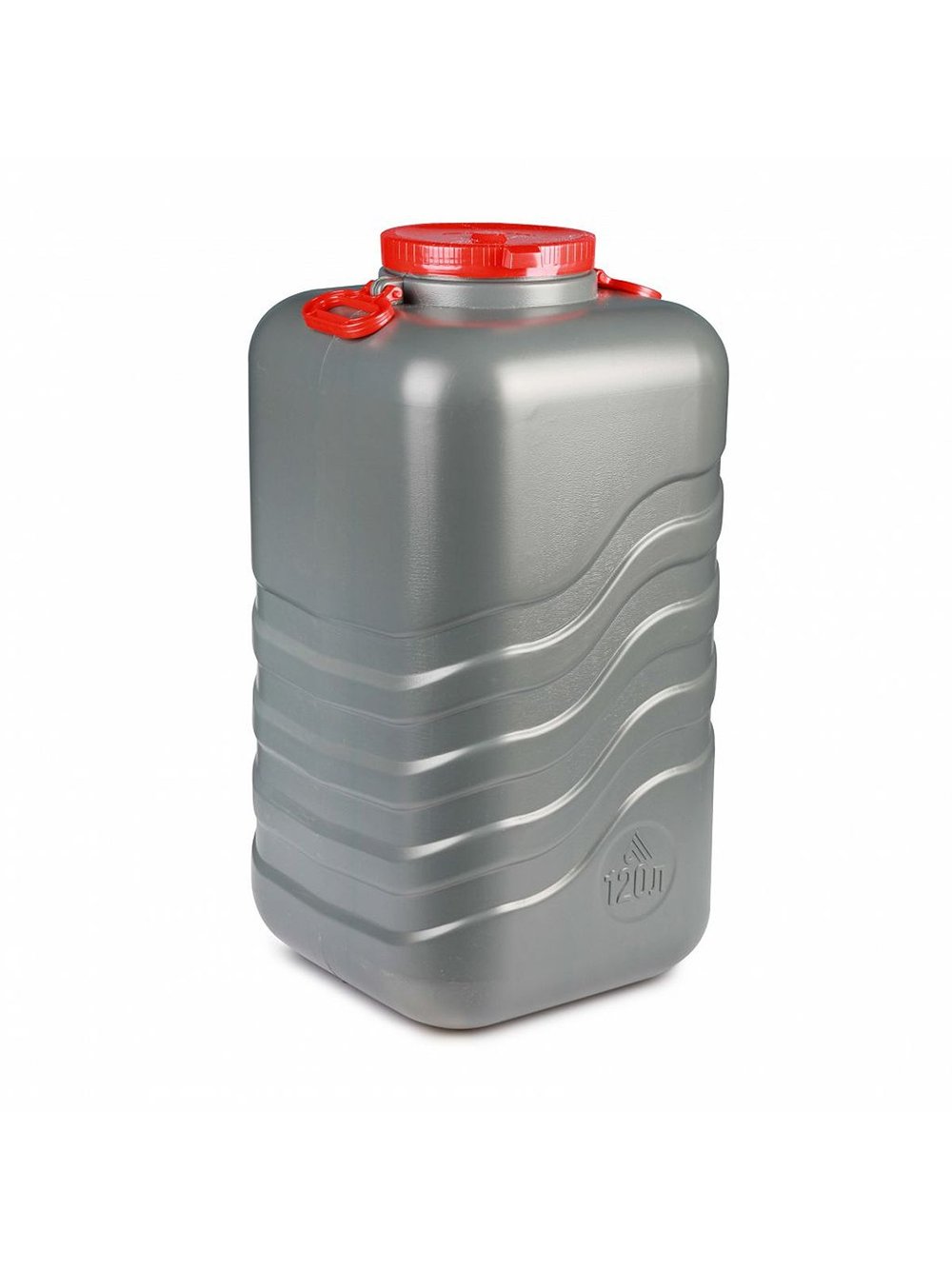 Канистра-бочка (Волна-эконом) с навесными ручками 120 литров (8333)