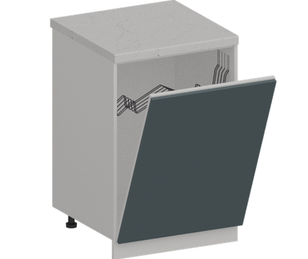 Кухня Модуль ШНВ 600 Вотан / Бирюзовая мята