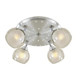 Citilux Самба CL158142 Люстра с поворотными плафонами Алюминий Хром