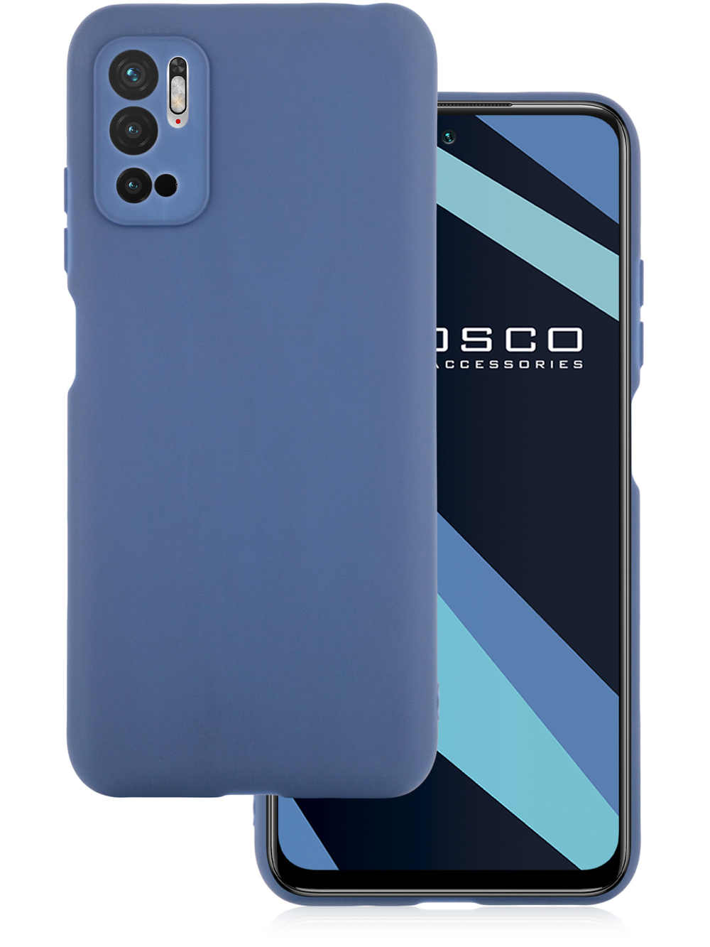 Чехол ROSCO для Poco M3;Xiaomi Redmi Note 10 5G;Xiaomi Redmi Note 10T оптом (арт. XM-RN10T-COLOURFUL-BLUE)