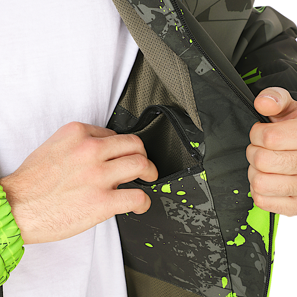Костюм Aquatic К-24 цвет Camo Black фирменная печать Soft-Shell 10/10 -