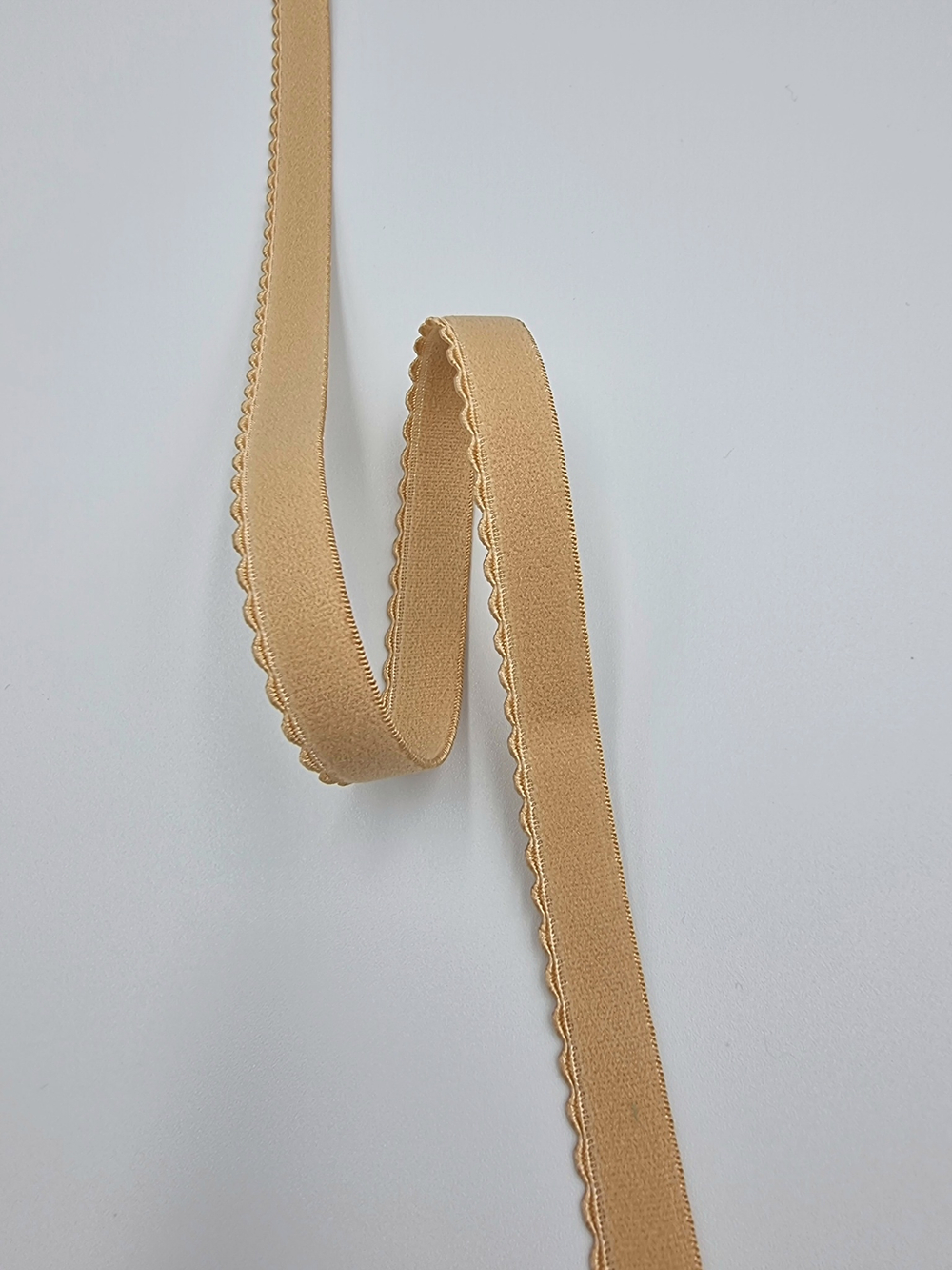 Ажурная становая резинка загар 11 мм (Pantone 15-1220 TPX)