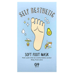G9skin, Self Aesthetic, смягчающая маска для стоп, 5 шт., 12 мл (0,40 жидк. унции)