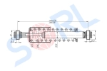 Амортизатор кабины пружинный 318/378, O/O, 12x50/12x50 MAN (CB0199) SORL