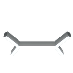 Накладной светодиодный светильник 57.6Вт 4000K