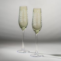 НАБОР БОКАЛОВ ДЛЯ ШАМПАНСКОГО "FLORA" ИЗ 2 ШТ. 180 МЛ