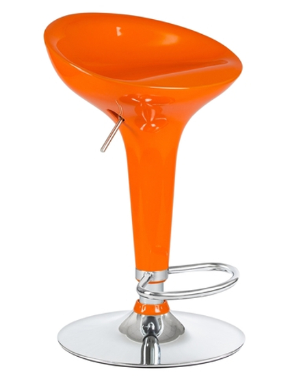 Стул барный DOBRIN BOMBA, оранжевый