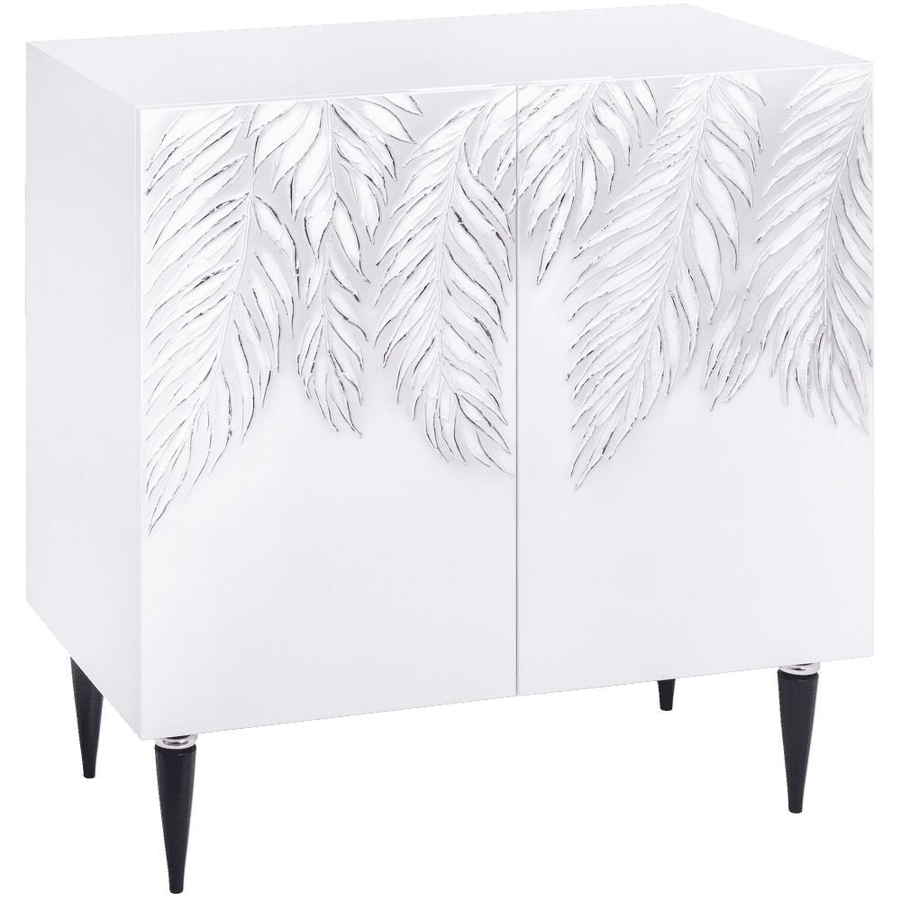 Комод Тропик Классик с 2 полками Айс Найт Сильвер