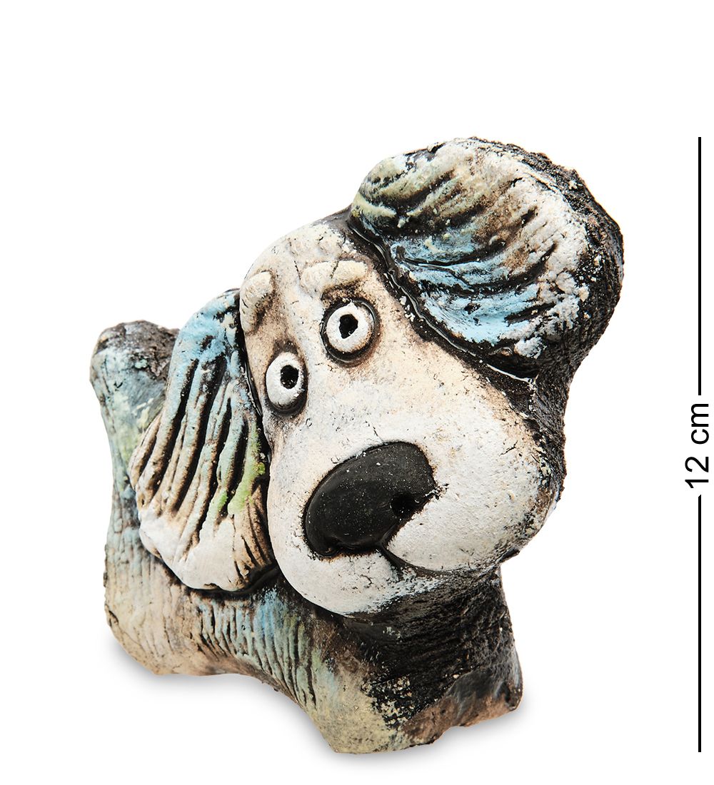 KK-181 Фигурка «Собачка-хвостик» шамот