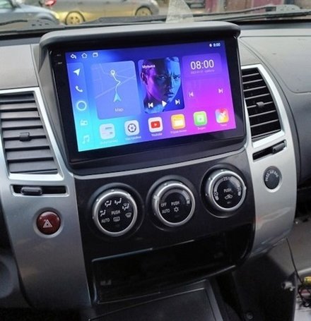 Магнитола для Mitsubishi L200, Pajero Sport 2006-2016 - Carmedia OL-9635 QLed+2K, Android 12, TS10,  CarPlay, 4G SIM-слот