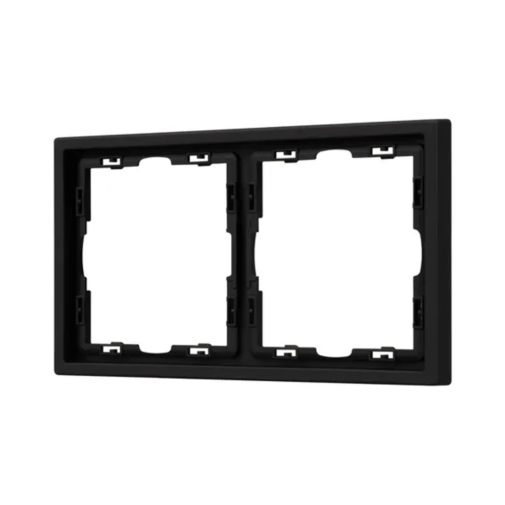 Рамка пластиковая FRM-NOBE-SFPL-2-BK (Arlight, -) 054216