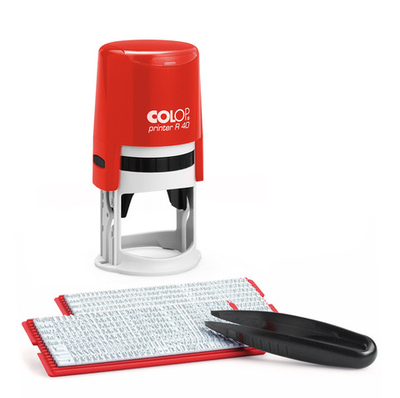 Самонаборная печать Colop R45 Д45 мм пластик