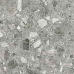 Керамогранит Alma Ceramica GFU04STE70R Steel rock 60x60 серый сахарный под терраццо