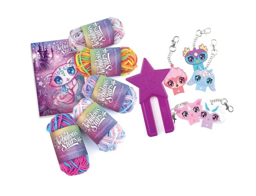 Набор для творчества Nebulous Star серия Paloma для создания поделок с цветными помпонами