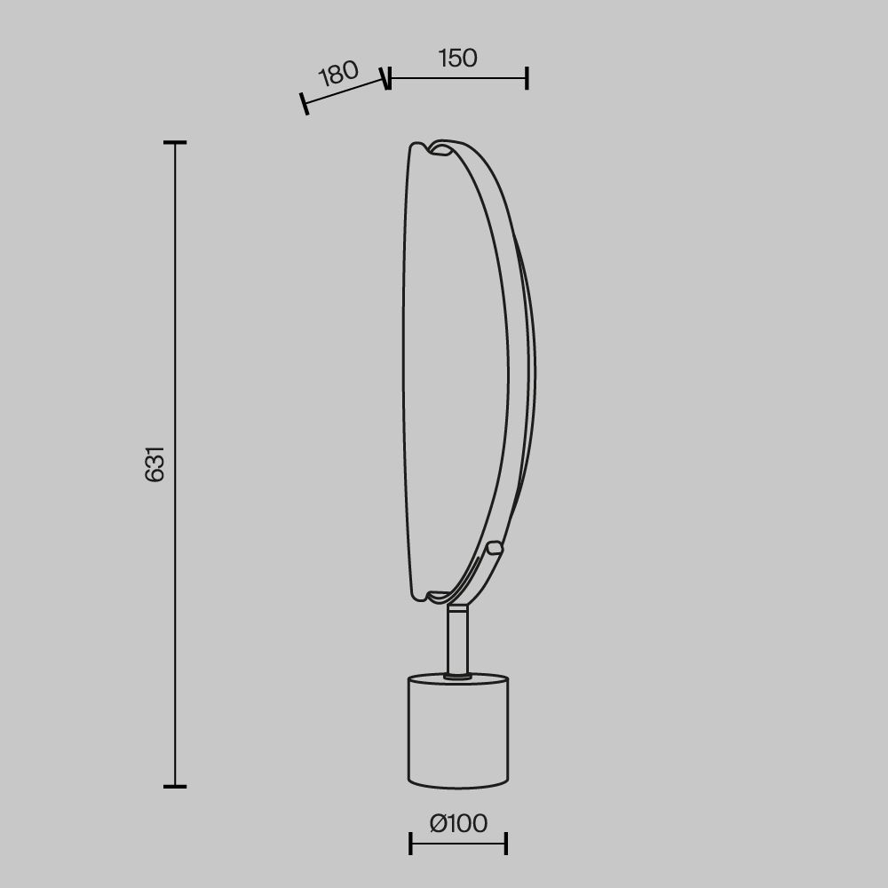 Настольная лампа светодиодная Maytoni   MOD281TL-L15BS3K