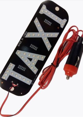 ТАКСИ светодиодная 12/24 Зеленая- 156 удлиненная 4221/22614