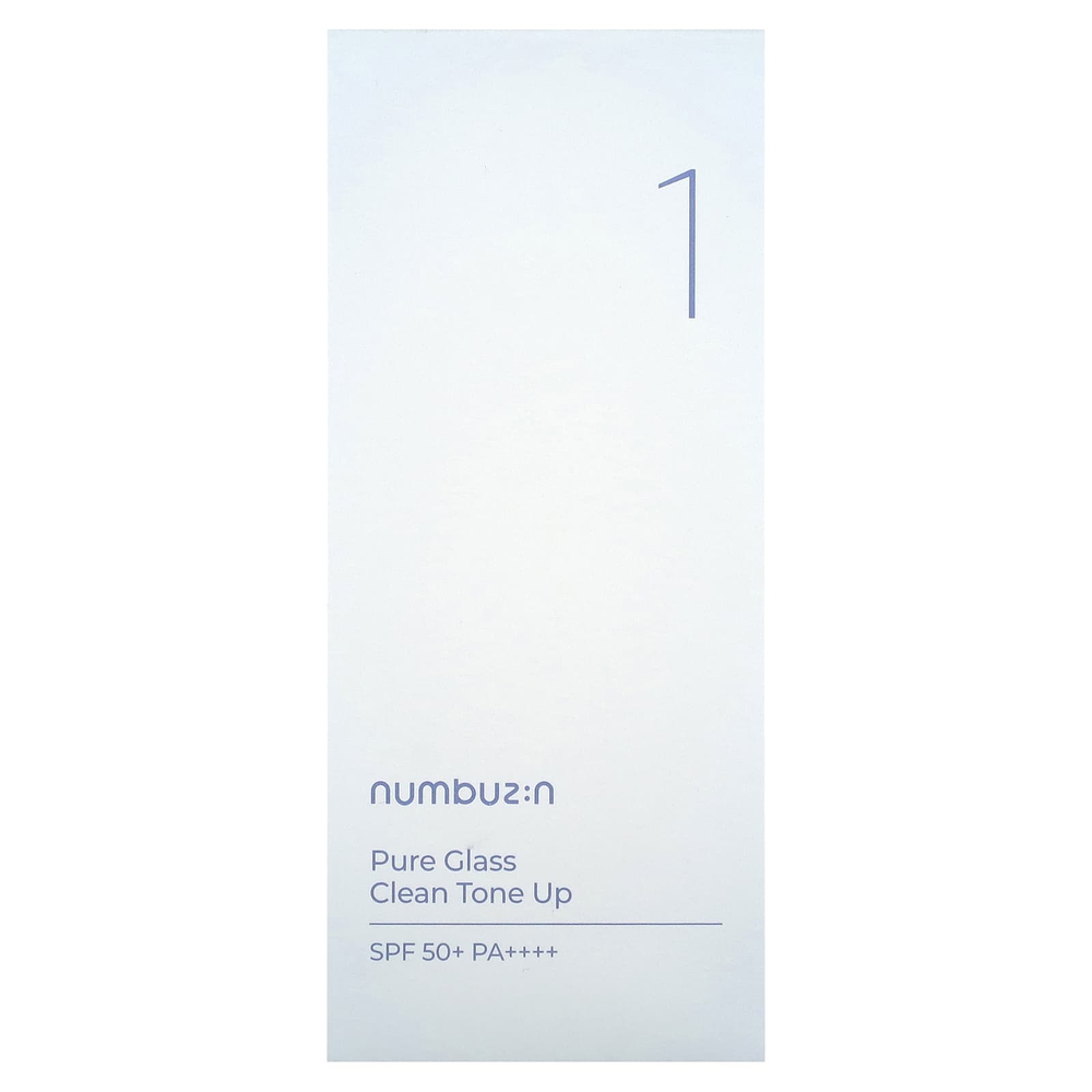 Numbuzin, No.1 Pure Glass Clean Tone Up, SPF 50+ PA ++++, 50 мл (1,69 жидк. унц.)