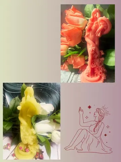 Свеча Программная "Ева в объятиях змеи"