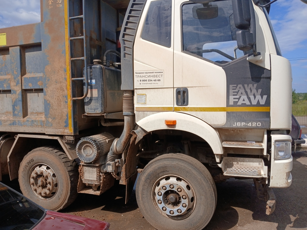 FAW J6 8x4 Самосвал СА3310Р66K24T4E5 (Дизельный, 11,1 л, 420 л.с., МТ)