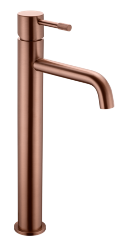 Смеситель для умывальника высокий, Uno Brushed Bronze