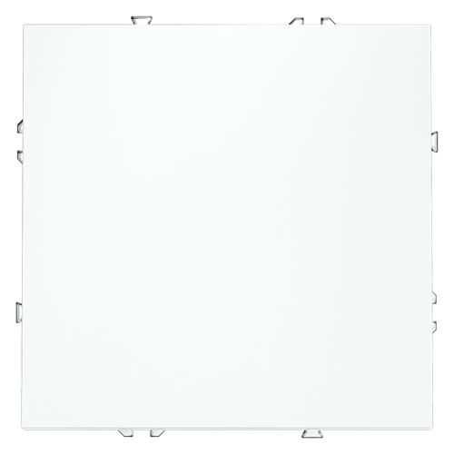 Выключатель встраиваемый VOLTUM S70 одноклавишный 10А, (белый матовый)