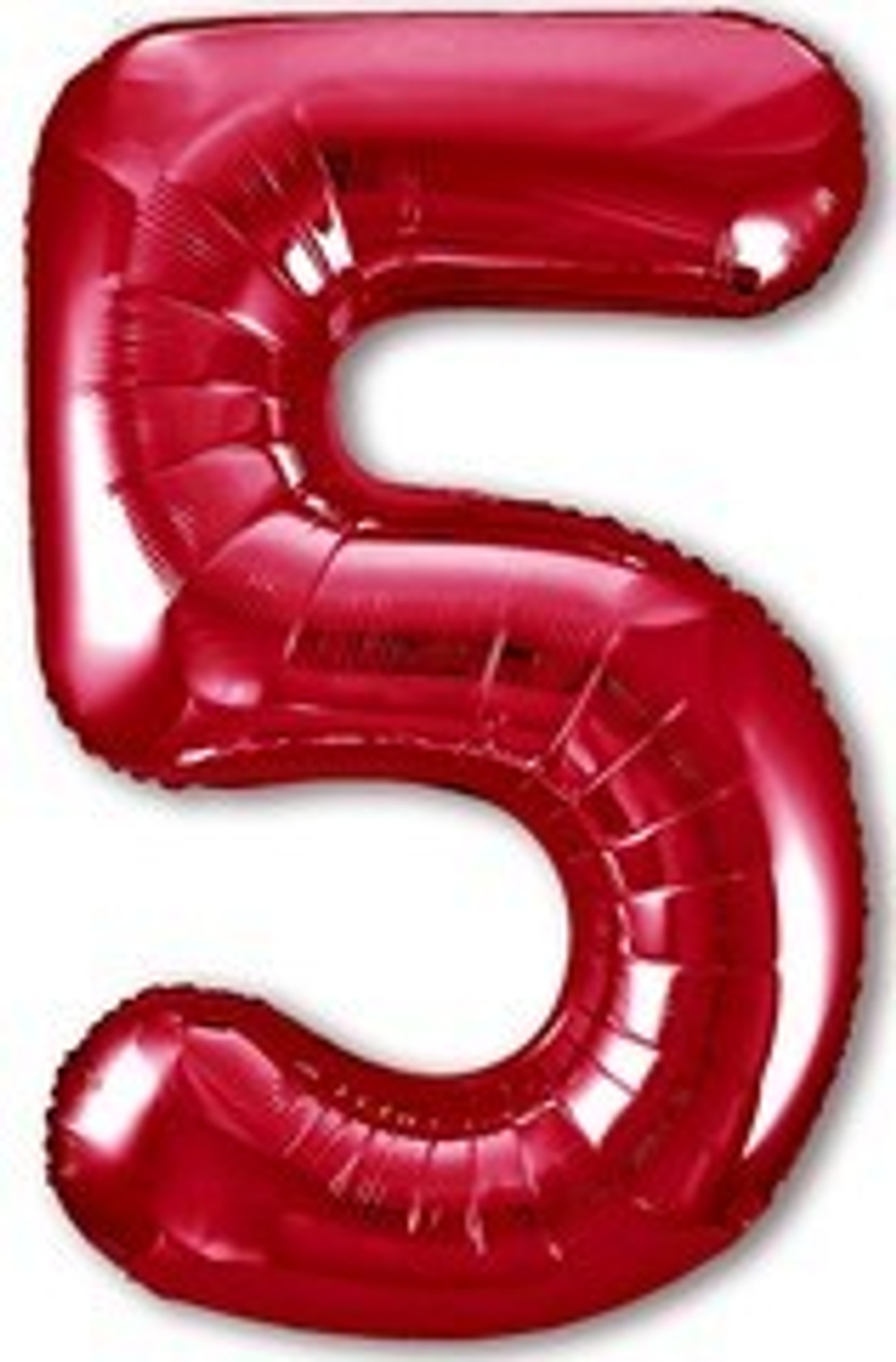 Р Цифра 5 Slim Красный (40''/102 см)