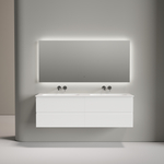 Тумба подвесная Sancos Folk c двумя ящиками 790х445х500, Bianco, FL80W