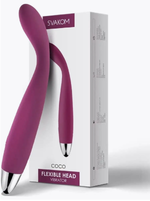 Вибратор Svakom Coco для точки G фиолетовый 18,2 см