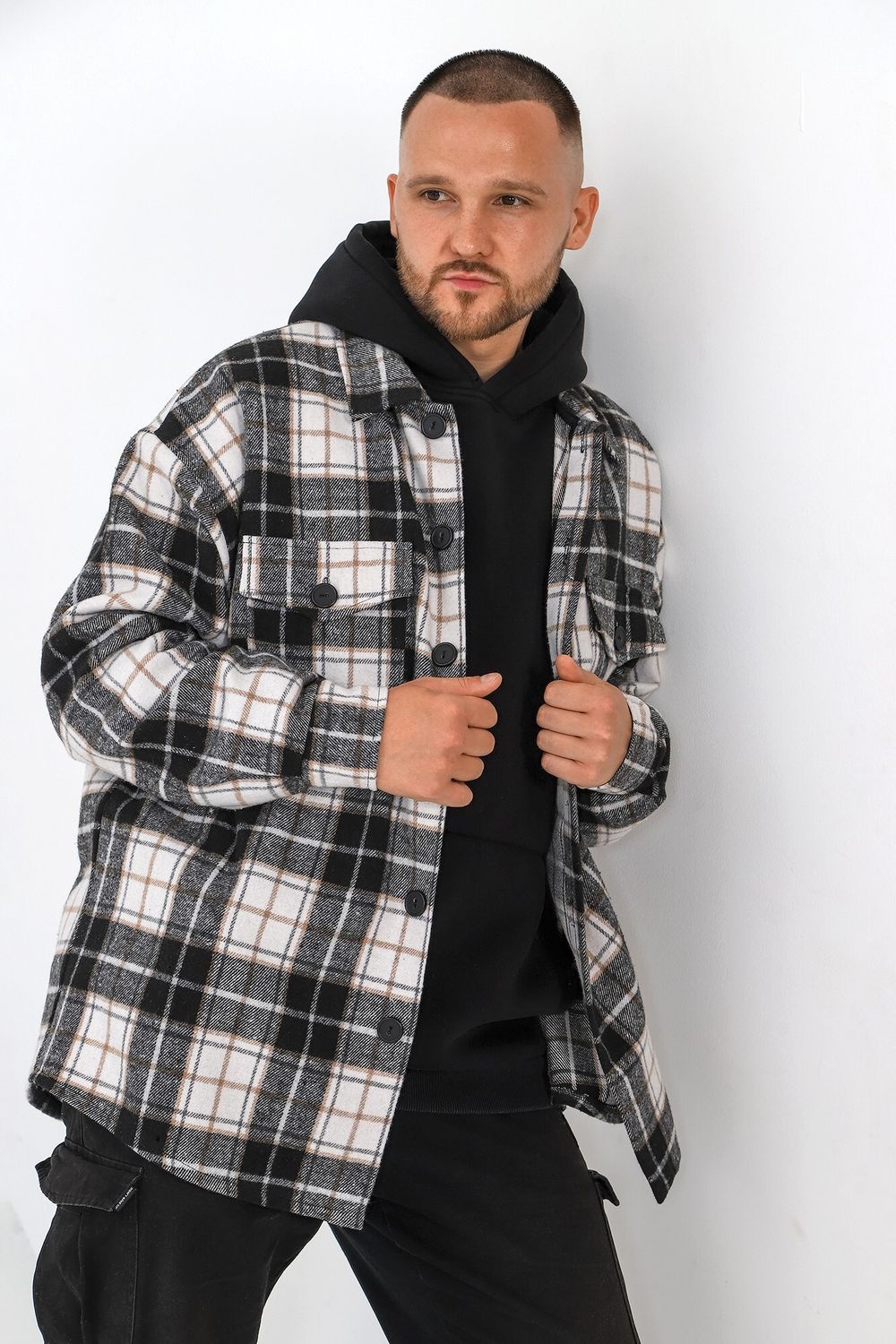 Рубашка мужская Квадро-4 Виотекс ЧЁРНЫЙ