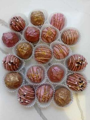 Шоколадно-песочные конфеты в бельгийском шоколаде.