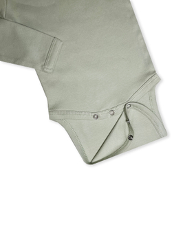 Боди длинный рукав Шалфей