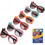 Очки солнцезащитные детские «Sunshine», бантик, микс цветов