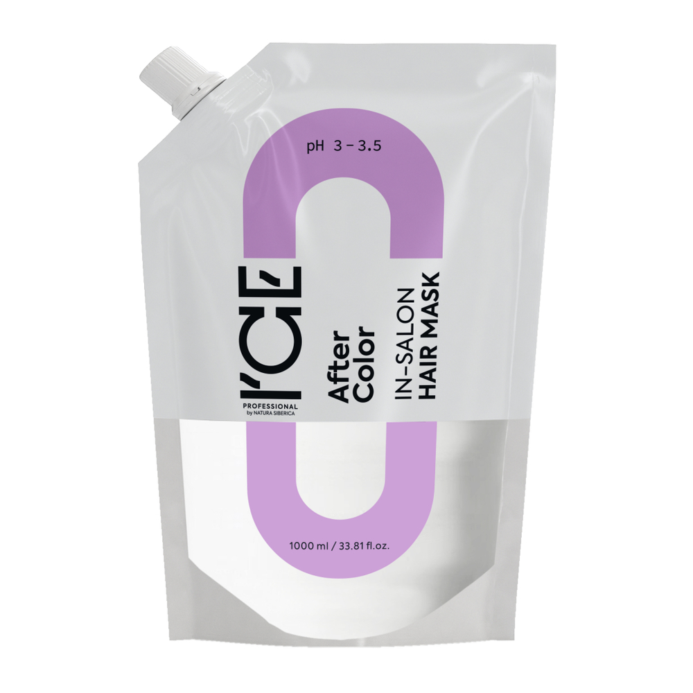 Маска ICE After Color In-Salon Hair Mask ламинирующая после процедуры окрашивания волос - 1000 мл. (refill пакет)