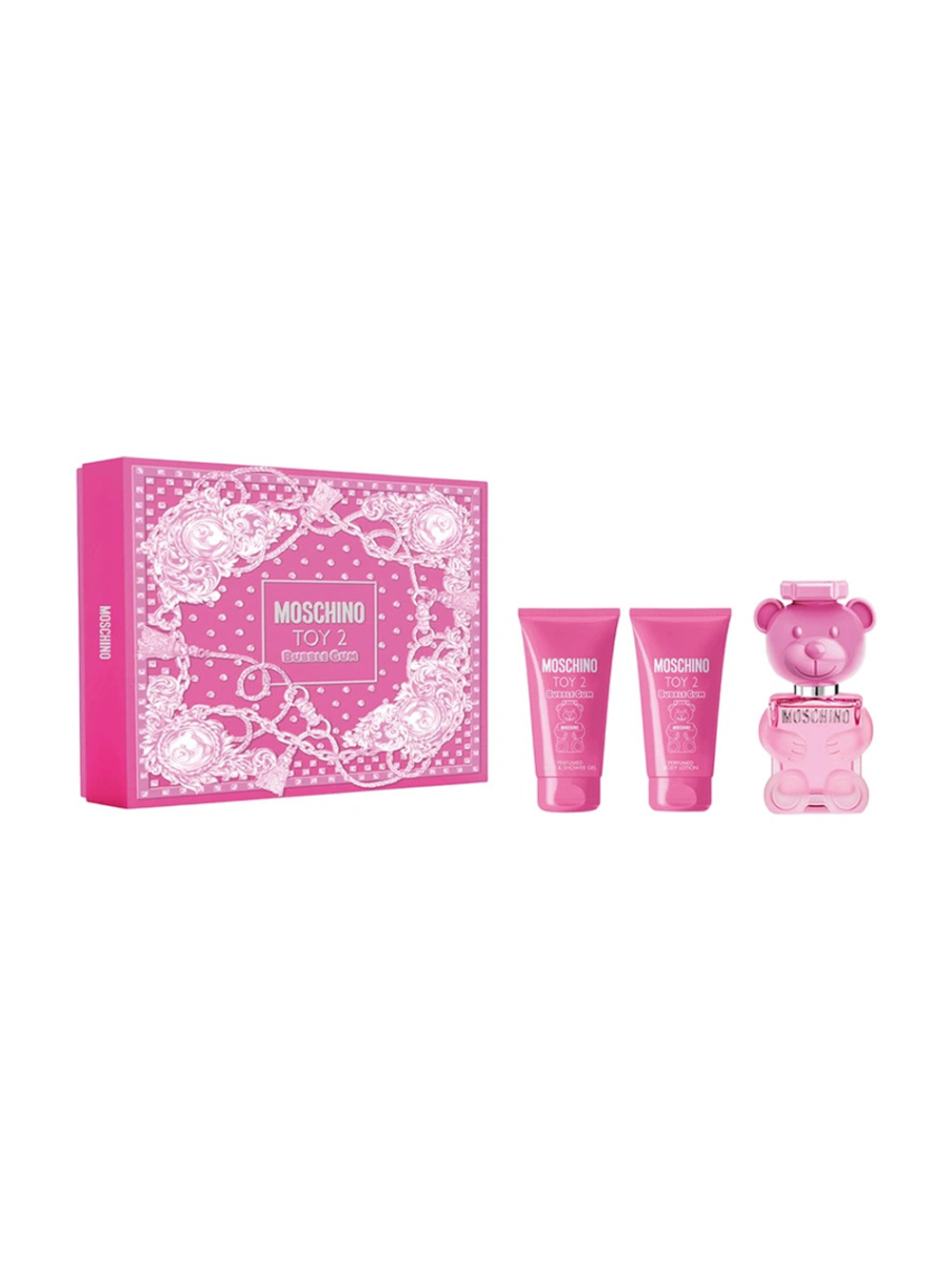 MOSCHINO Toy 2 Bubble Gum lady set (50ml edt + 50ml b/lotion + 50ml sh/gel)